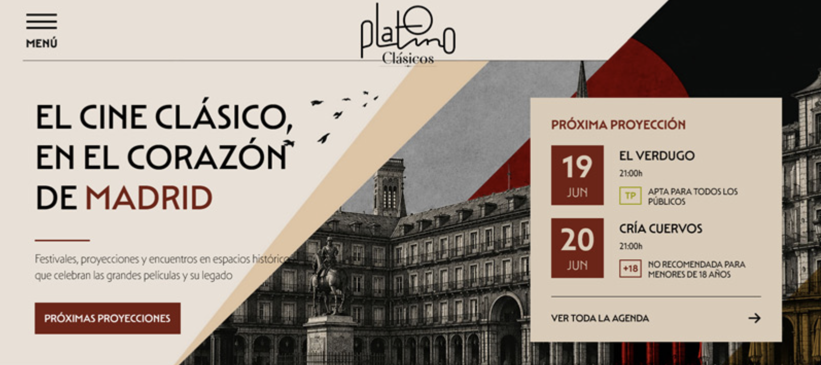 Platino clásicos cartel